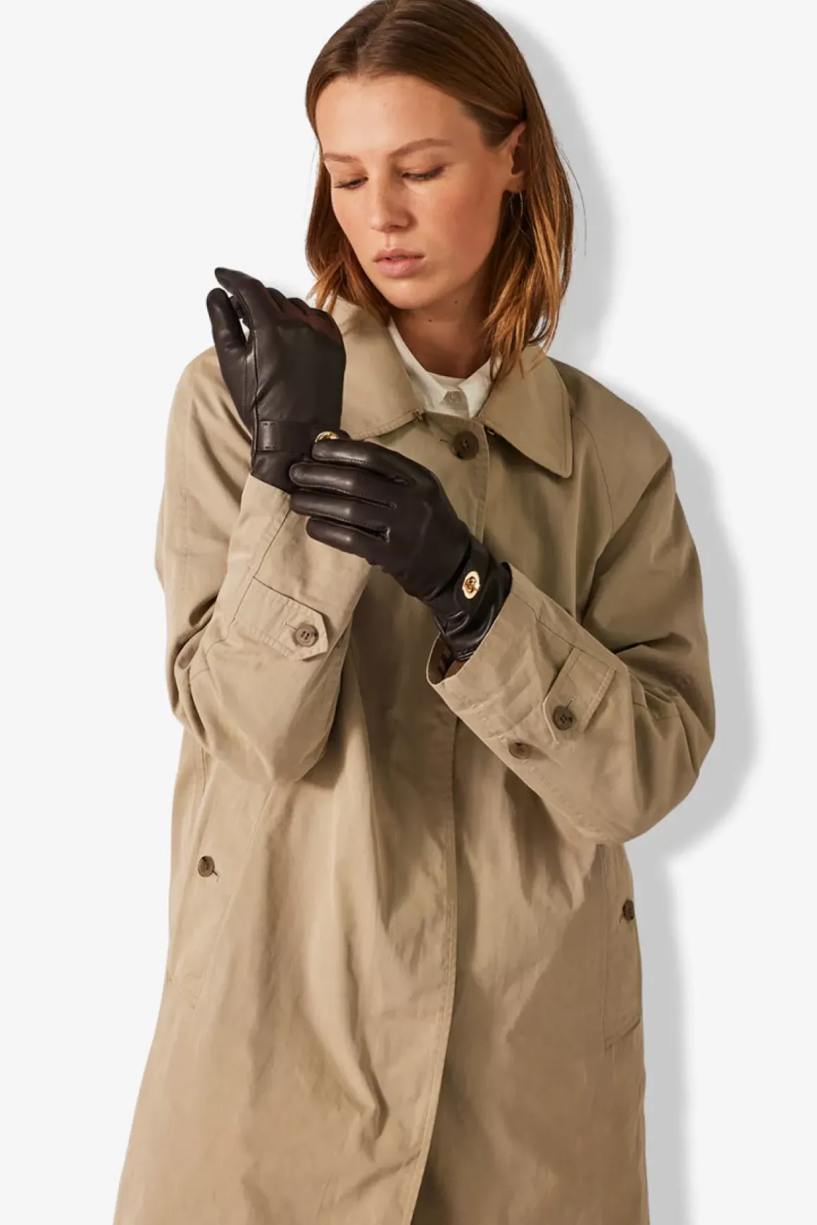 Adax Glove Kaia Dark Brown