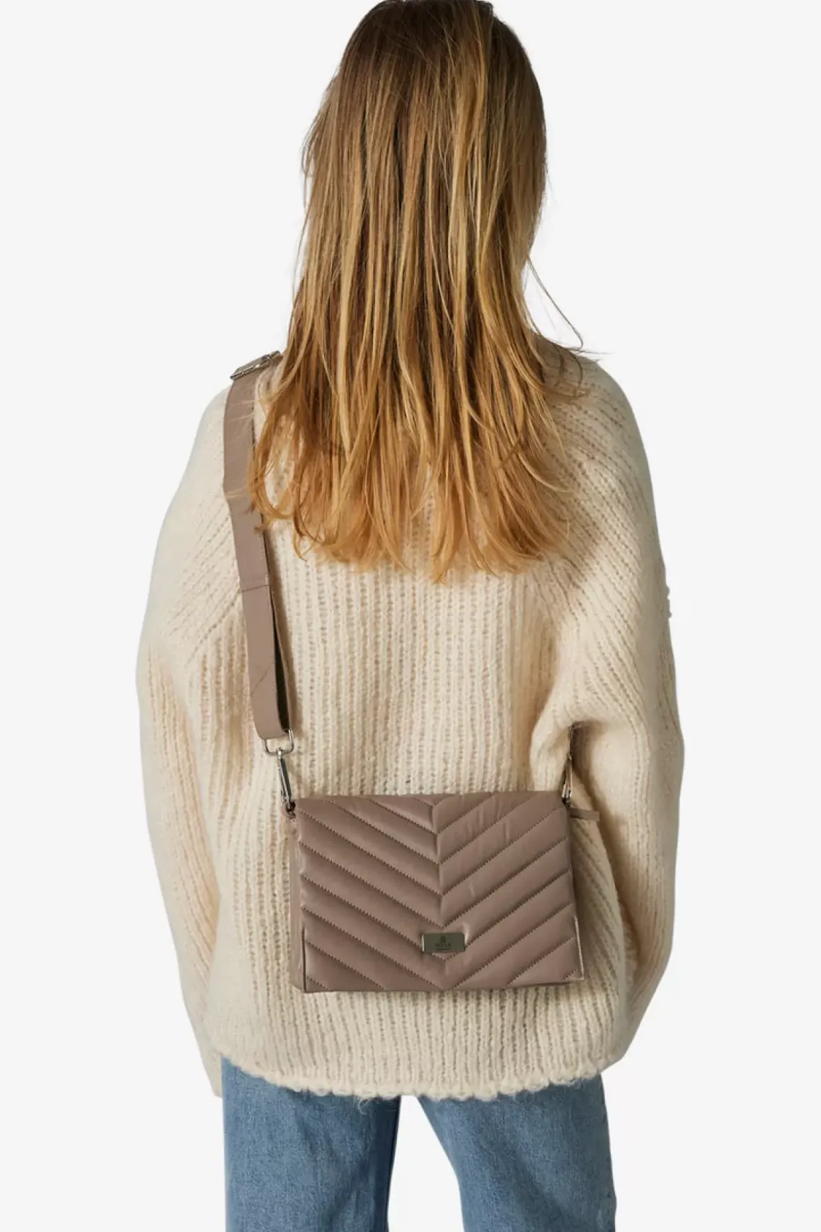 Amalfi Shoulder Bag Karoline Taupe