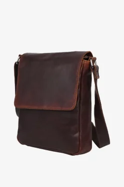 Catania Crossbody Julian Dark Brown