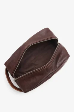 Catania Wash Bag Brian Dark Brown