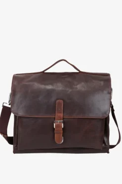 Catania Working Bag Jarl Dark Brown