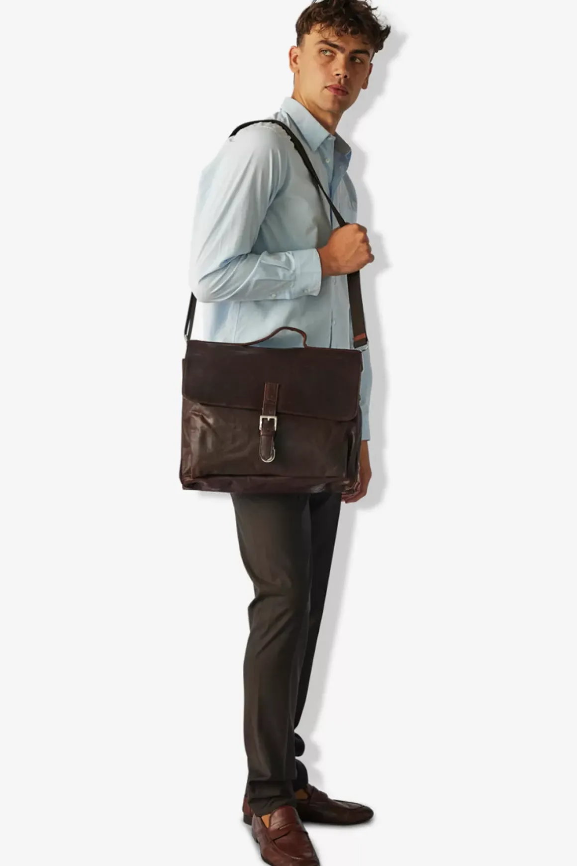 Catania Working Bag Jarl Dark Brown