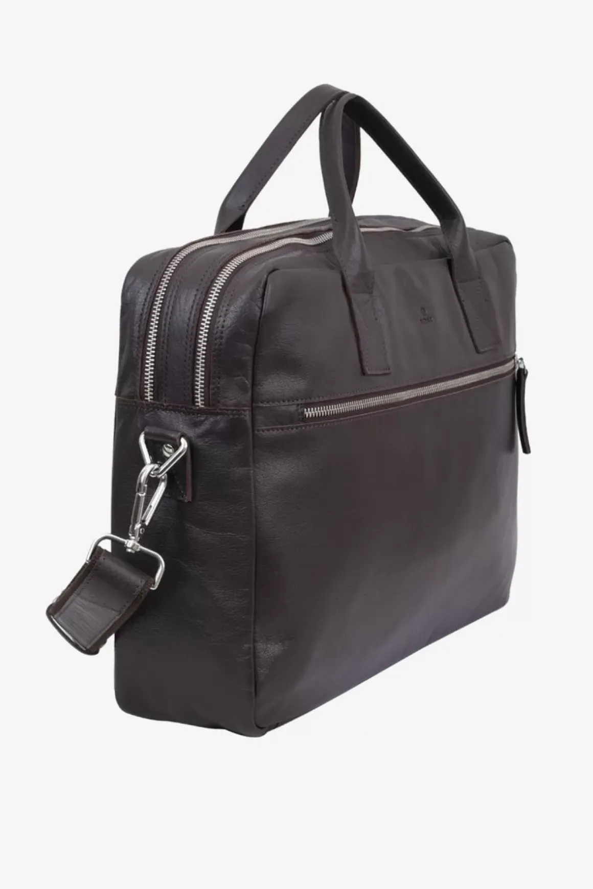 Prato Briefcase Axel Dark Brown