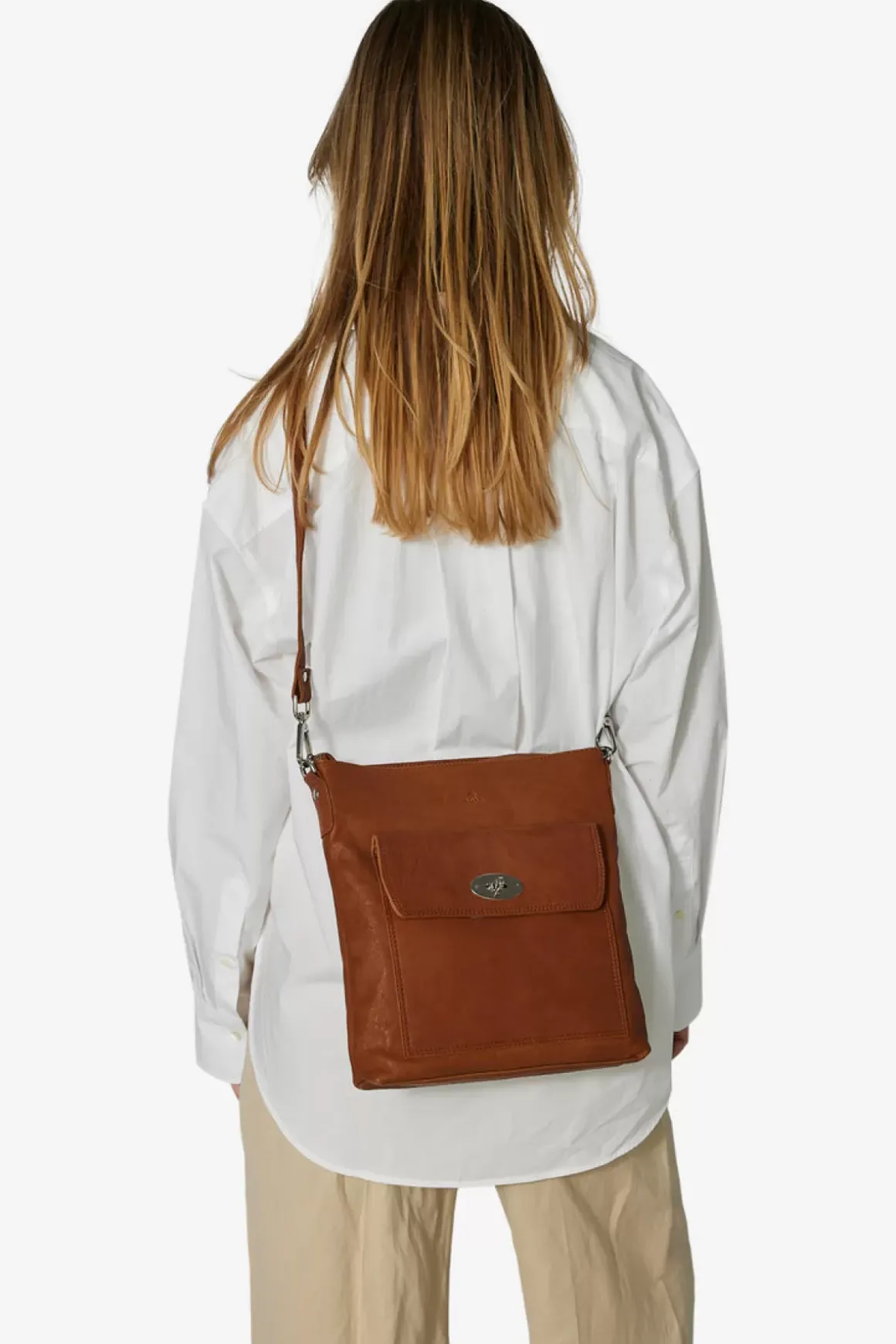 Ravenna Crossbody Bianca Cognac
