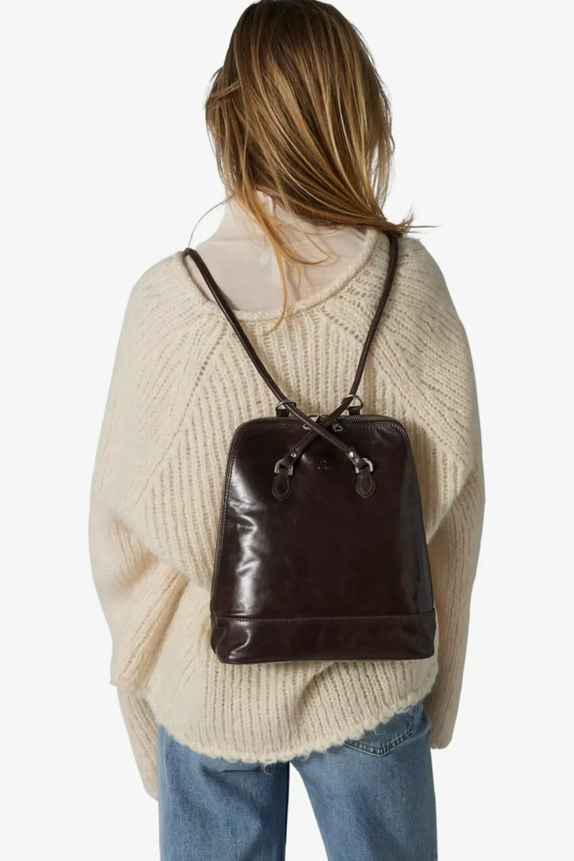 Salerno Backpack Lina Dark Brown