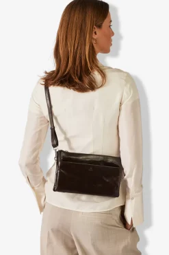 Salerno Combi Clutch Jasmina Dark Brown