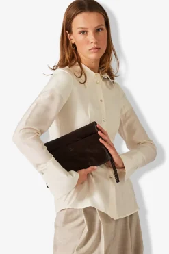 Salerno Combi Clutch Jasmina Dark Brown