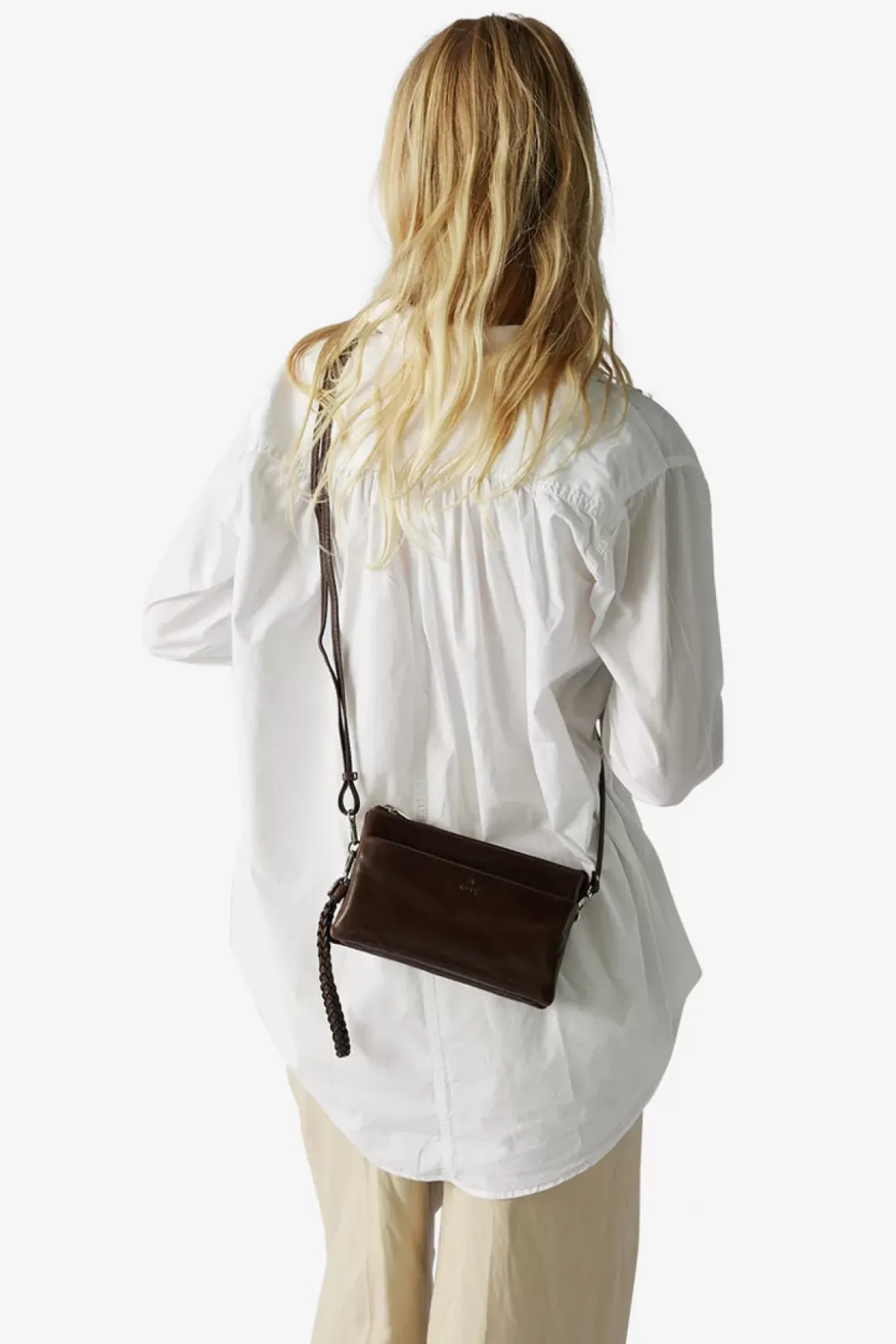 Salerno Combi Clutch Nellie Dark Brown