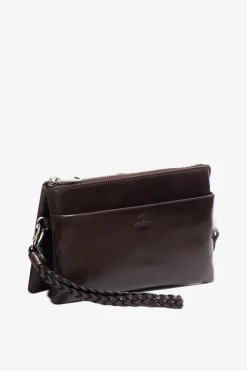 Salerno Combi Clutch Nellie Dark Brown