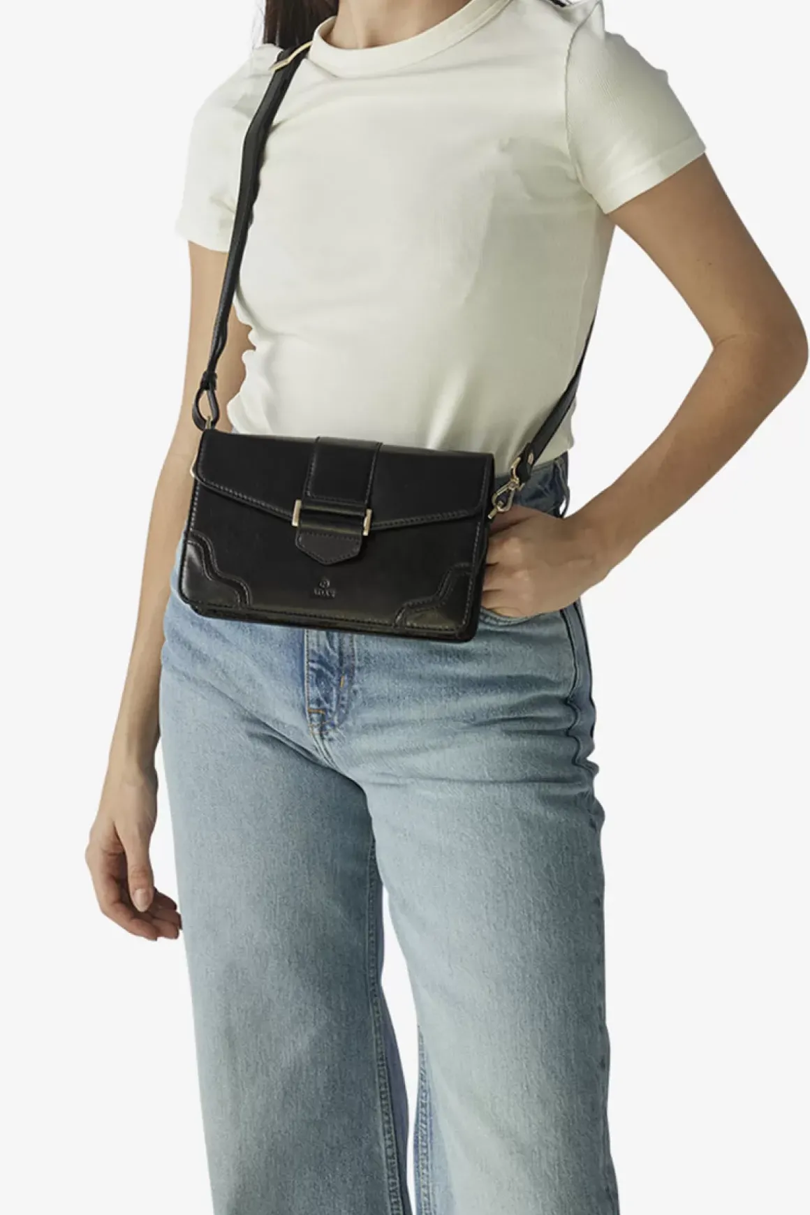 Salerno Shoulder Bag Aneta Black