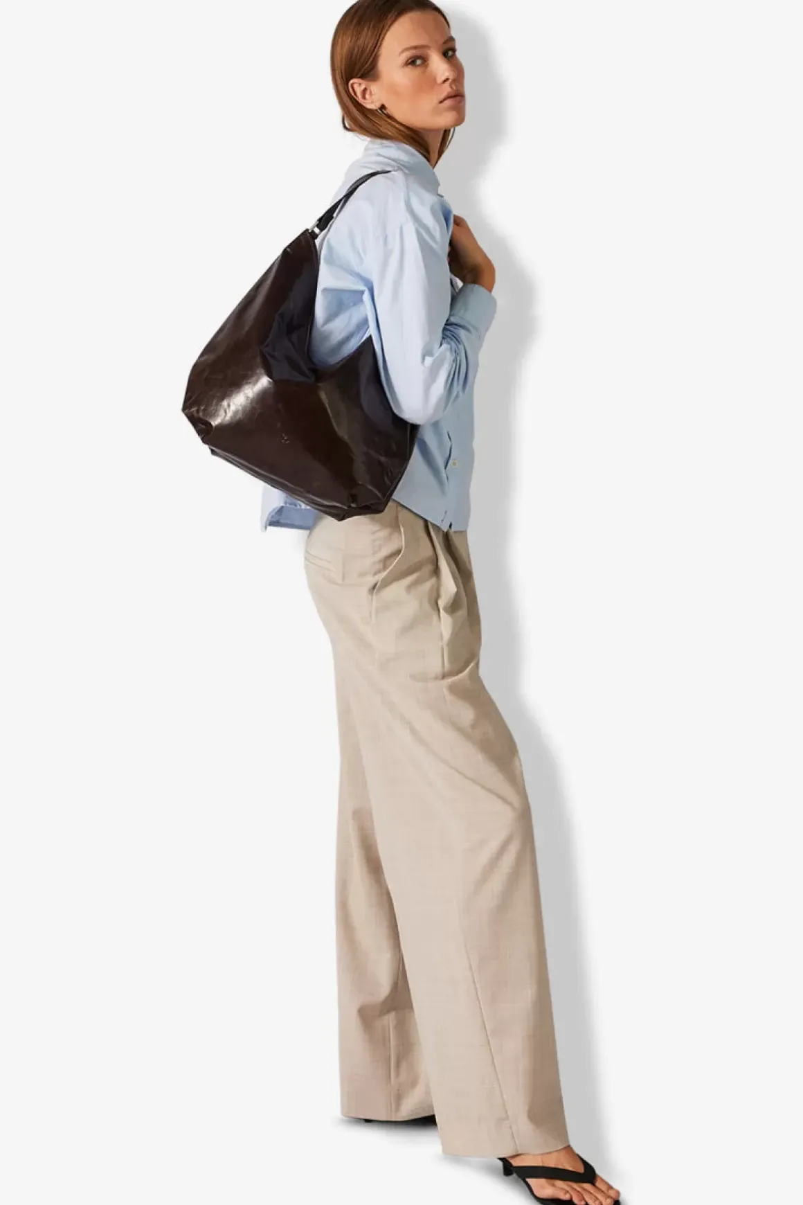 Salerno Shoulder Bag Mindy Dark Brown