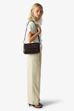 Salerno Shoulder Bag Signe Dark Brown